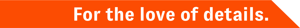 for the love of details banner